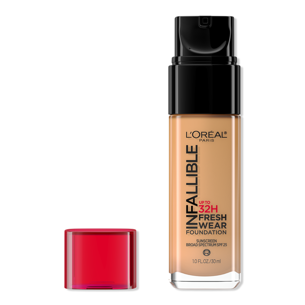 L'Oréal Infallible Fresh Wear 24HR Foundation, 480 Radiant Sand, 1 oz
