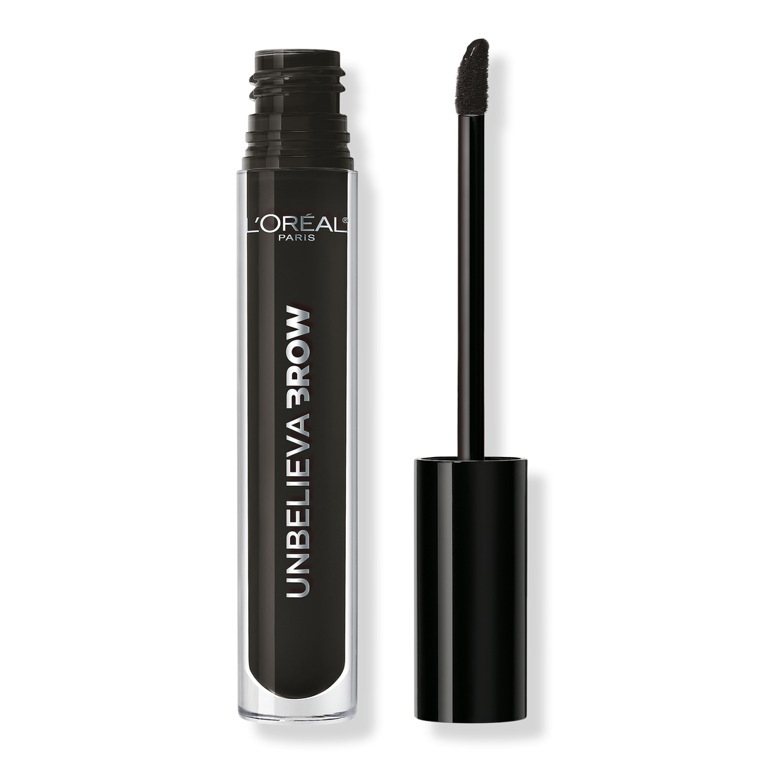 L'Oréal Unbelieva-Brow Longwear Brow Gel, Black, 0.15 oz