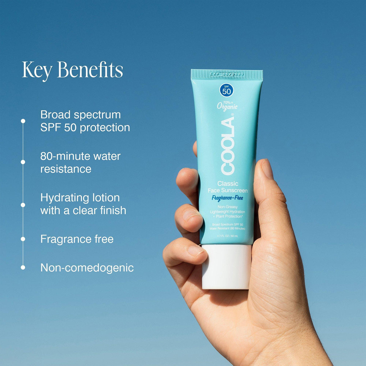 Organic Classic Face Sunscreen SPF 50