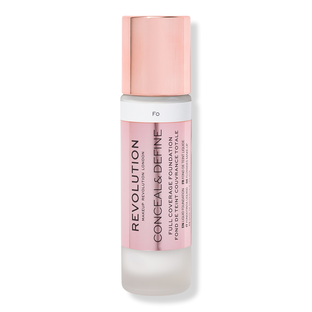 Makeup Revolution Conceal & Define Full Coverage Foundation, F0, 0.8 oz