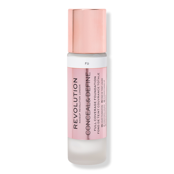 Makeup Revolution Conceal & Define Full Coverage Foundation, F0, 0.8 oz