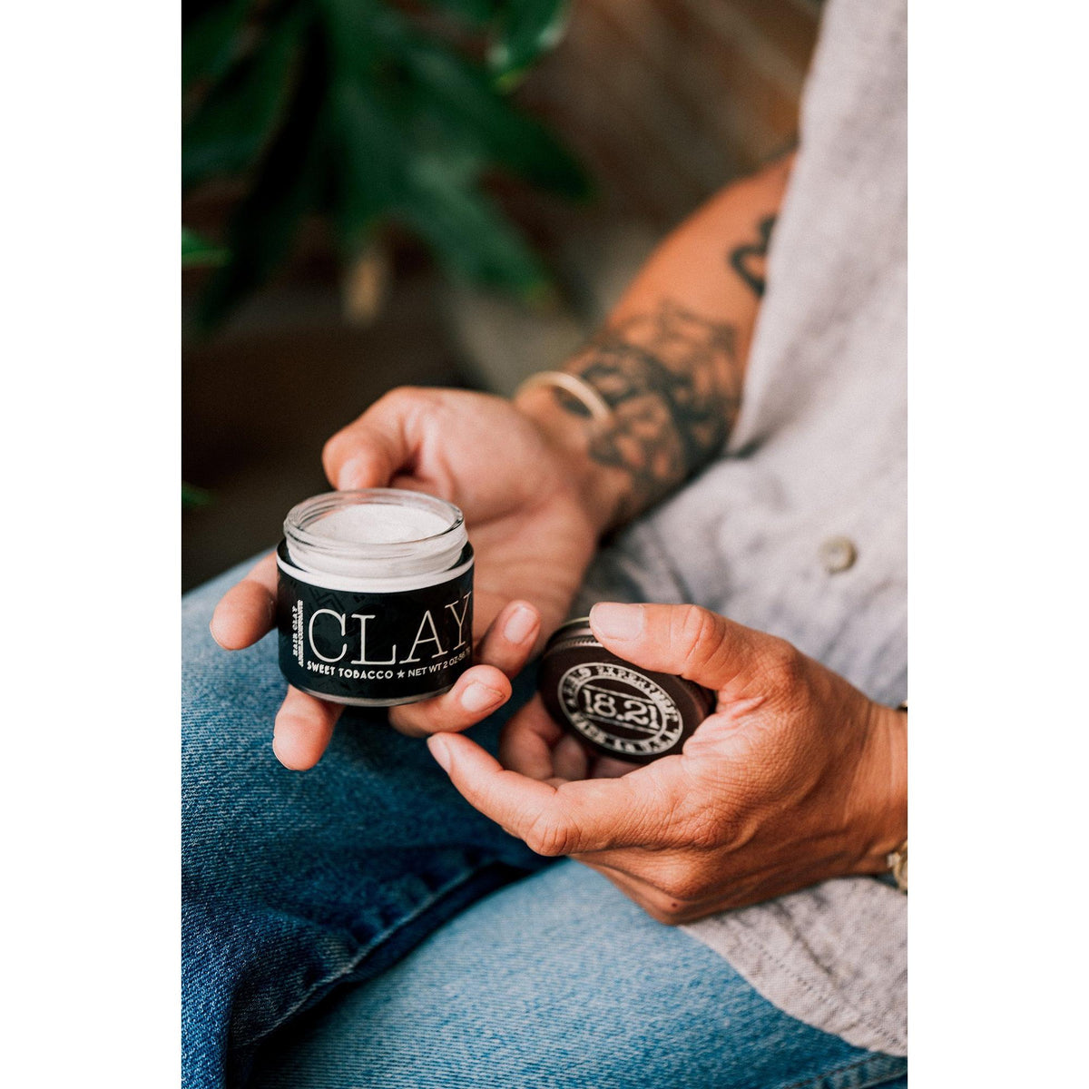 Sweet Tobacco Medium Hold, No Shine Hair Styling Clay
