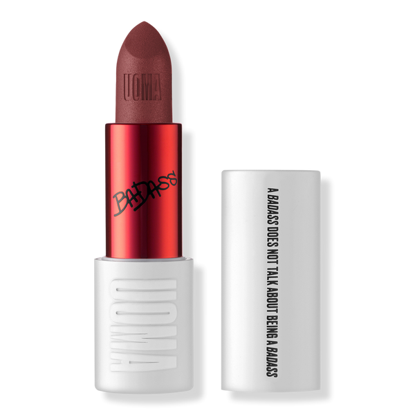 UOMA Beauty BADASS ICON Matte Lipstick, Winnie, 0.12 oz