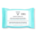 Vichy Pureté Thermale Makeup Removing Micellar Cleansing Wipes, 25 ea