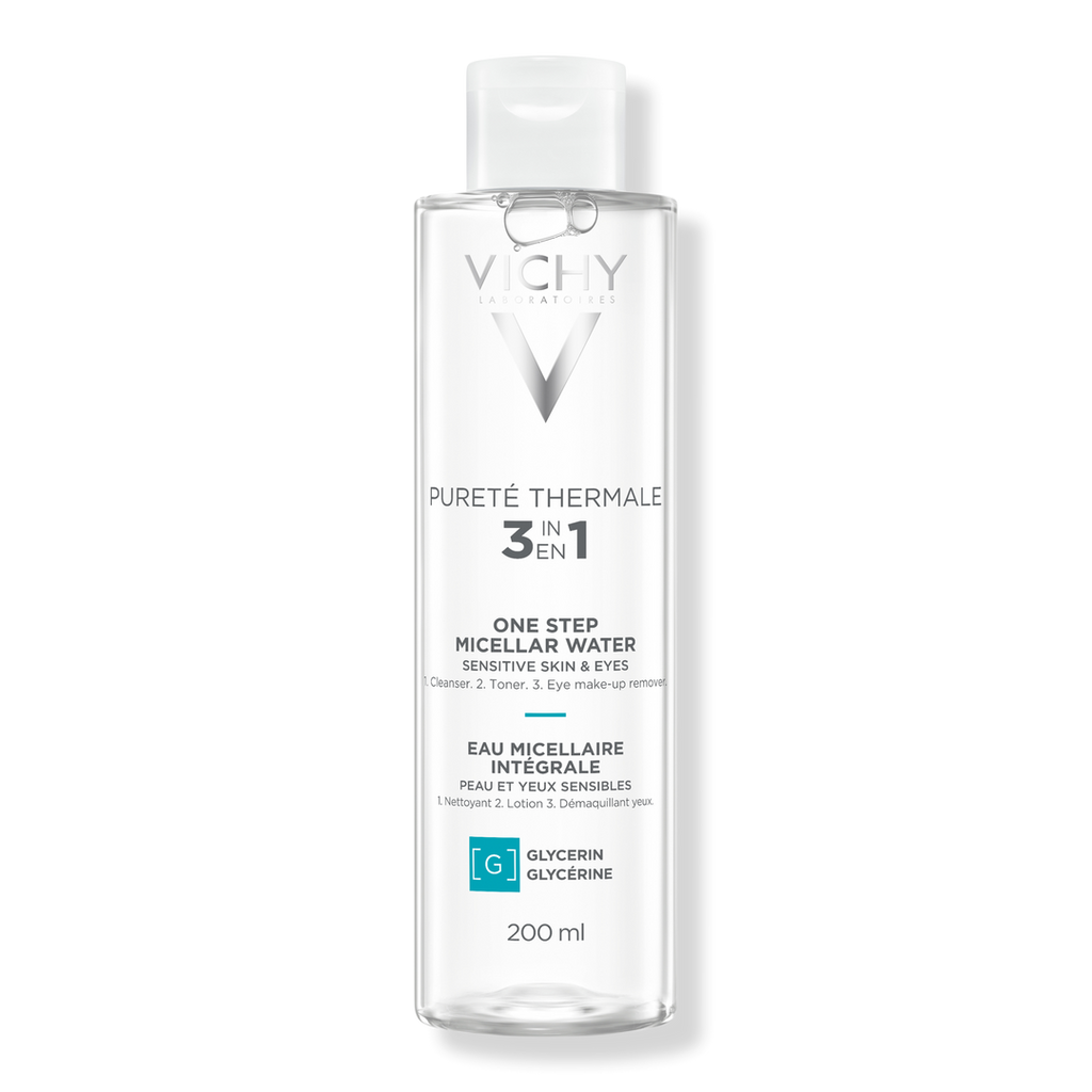 Vichy Puret茅 Thermale Mineral Micellar Water for Sensitive Skin, 6.7 oz