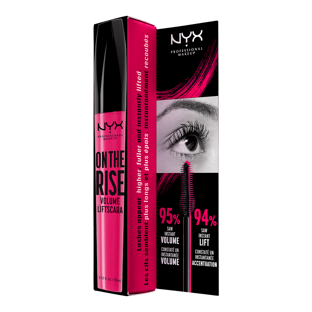 NYX Professional Makeup On The Rise Lifting & Volumizing Mascara, Black