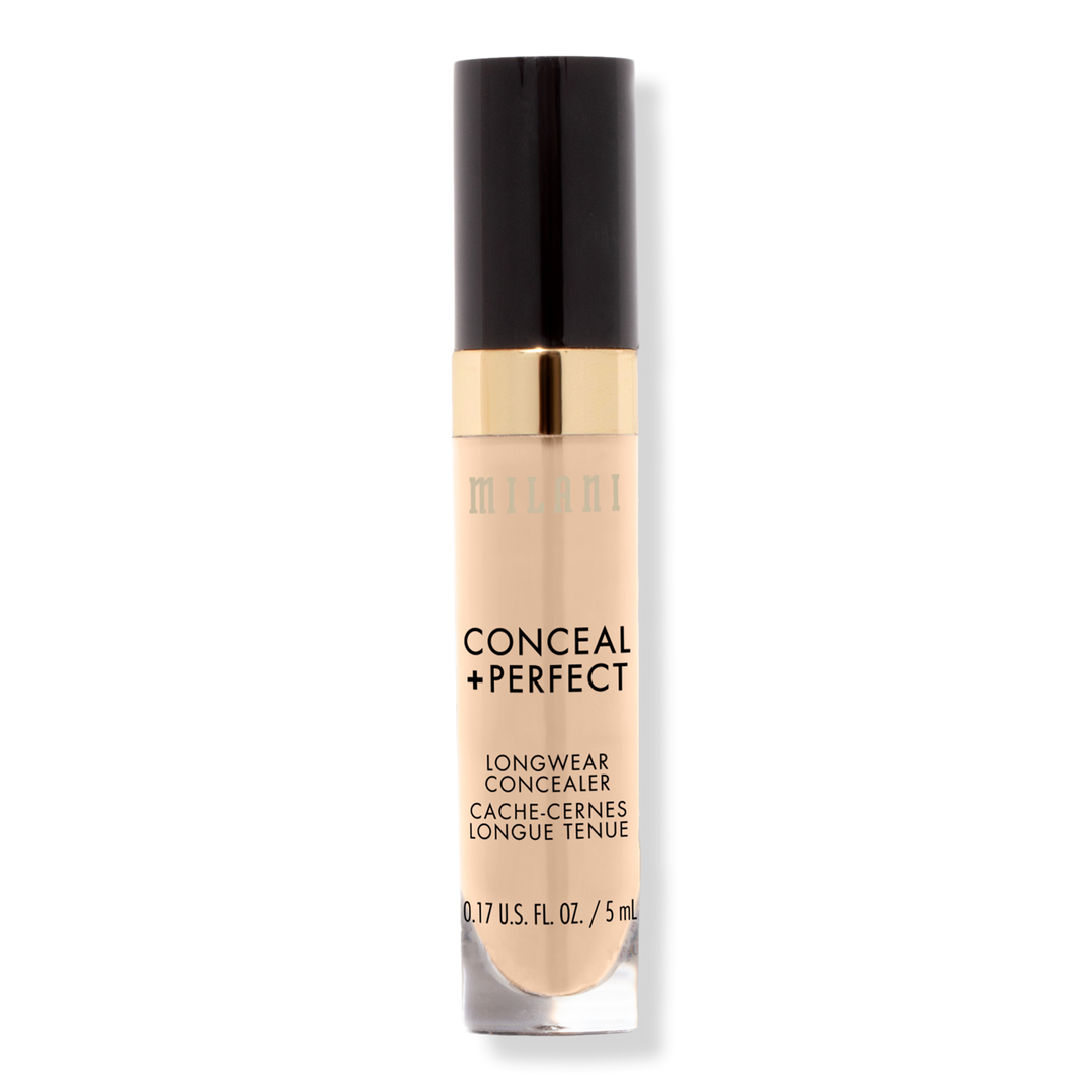Milani Conceal + Perfect Longwear Concealer, Light Nude, 0.17 oz