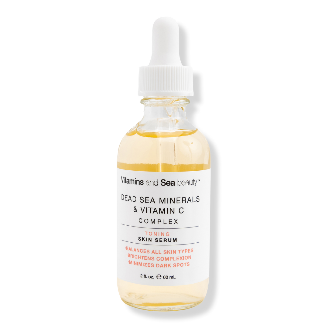 VitaminSea.beauty Dead Sea Minerals & Vitamin C Complex Toning Skin Serum, 2 oz