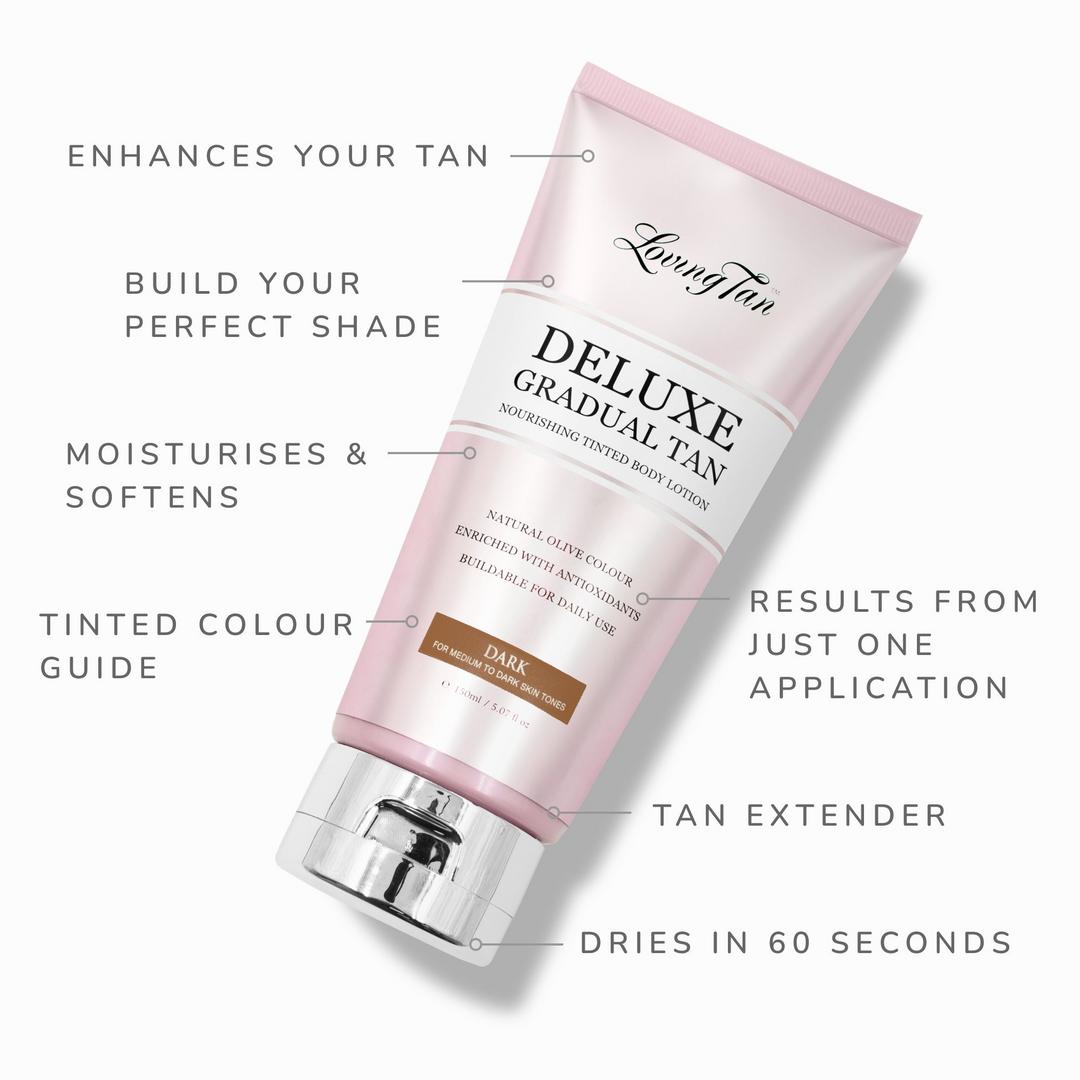 Loving Tan Deluxe Gradual Tan, Dark, 5 oz