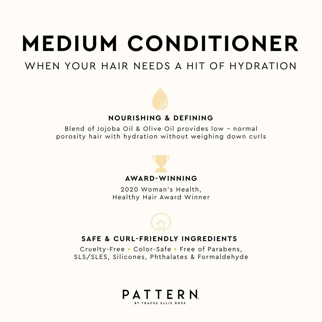 PATTERN Travel Size Medium Conditioner For Curlies, 3 oz