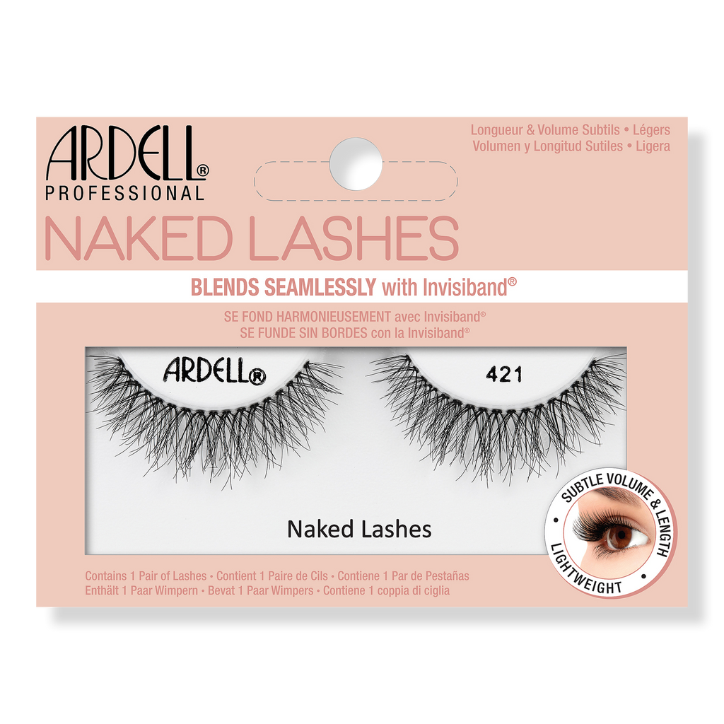 Naked False Eyelashes #421 in Black