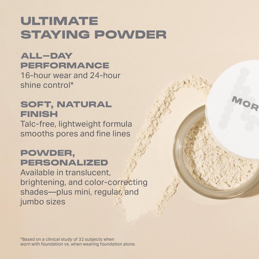 Morphe Bake & Set Soft-Focus Setting Powder, Translucent Rich, 0.31 oz