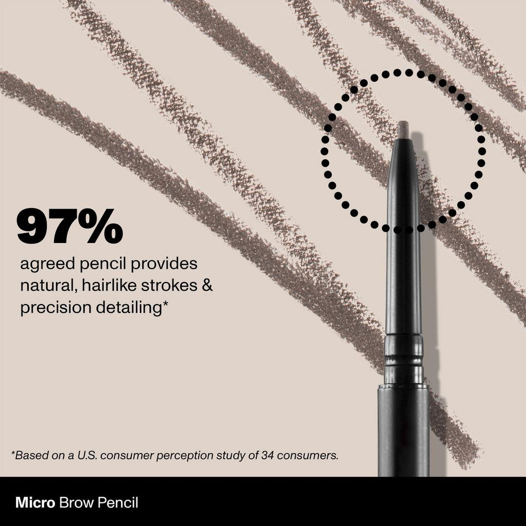 Morphe Micro Brow Dual-Ended Pencil & Spoolie, Mocha, 0.003 oz