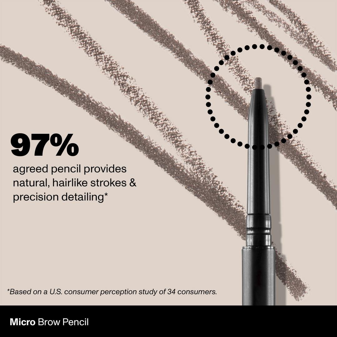 Morphe Micro Brow Dual-Ended Pencil & Spoolie, Cold Brew, 0.003 oz