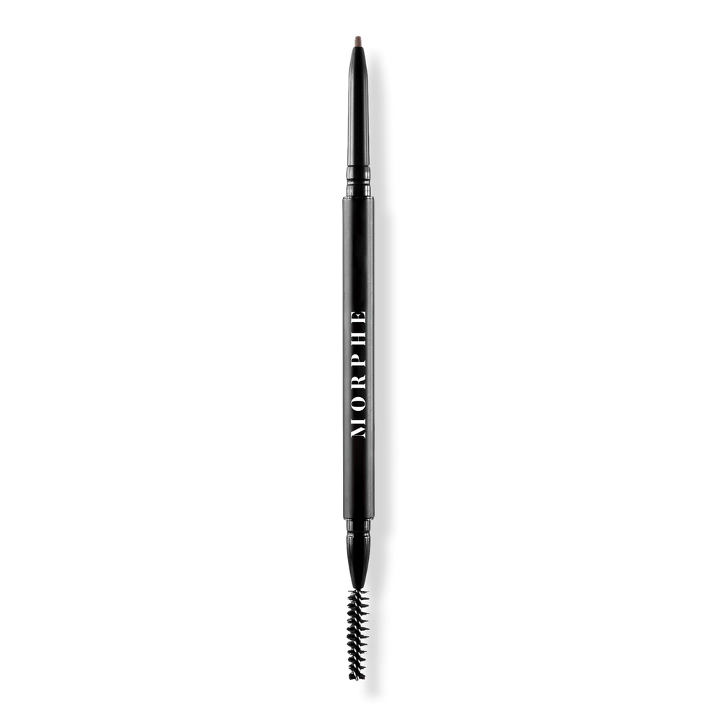 Morphe Micro Brow Dual-Ended Pencil & Spoolie, Chocolate Mousse, 0.003 oz