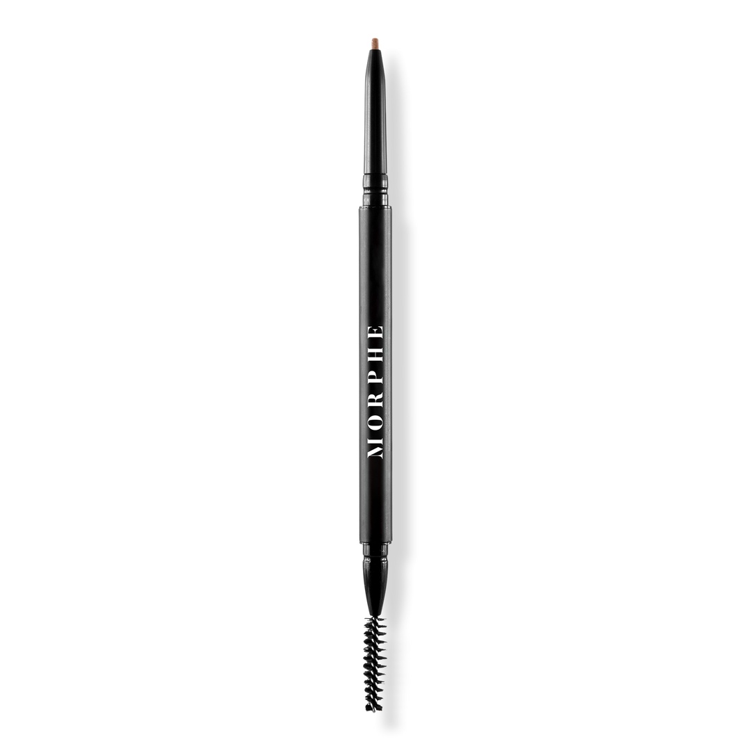 Morphe Micro Brow Dual-Ended Pencil & Spoolie, Almond, 0.003 oz