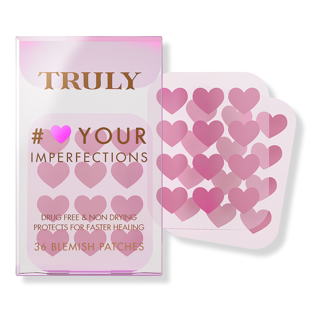 Truly Blemish Treatment Acne Heart Patches, 36 ea
