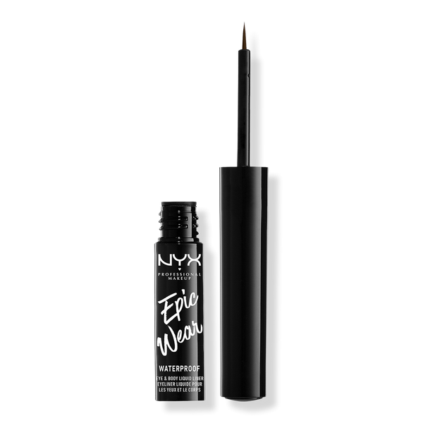 NYX Professional Makeup Epic Wear Long Lasting Liquid Eyeliner, Brown, 0.12 oz