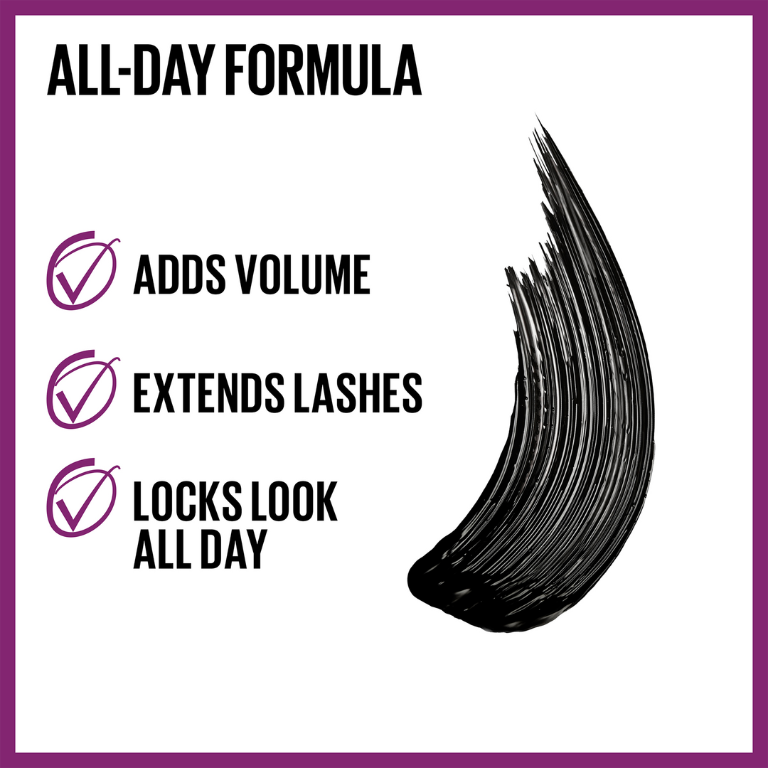 Maybelline Waterproof Falsies Lash Lift Mascara, Very Black, 0.29 oz