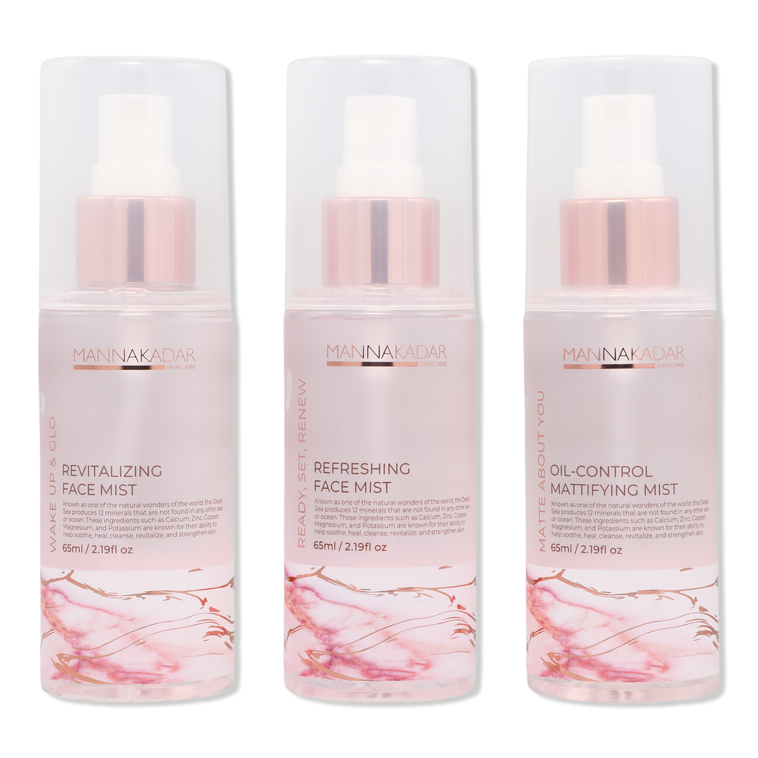 MANNA KADAR BEAUTY Ready, Set, Refresh Facial Mist Set, 6.5 oz