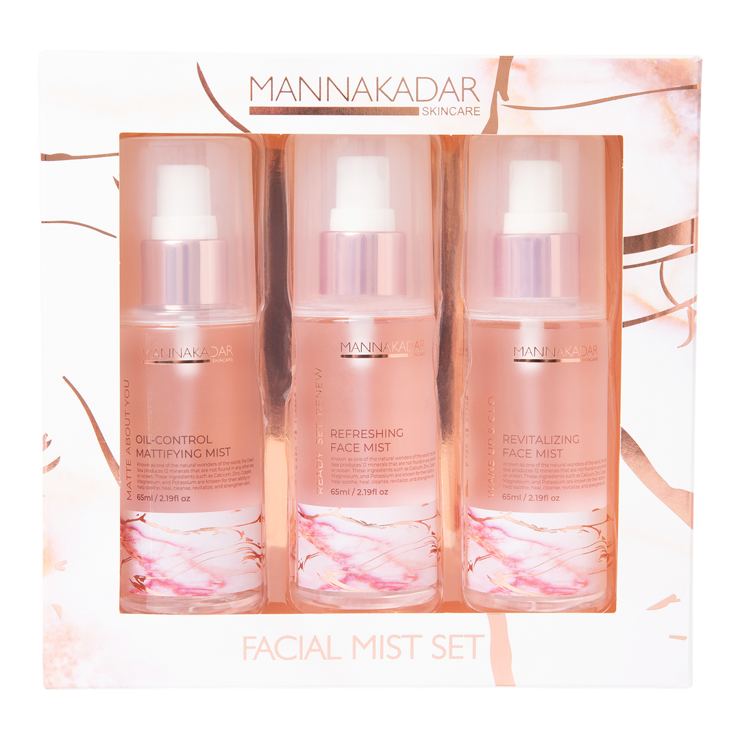 MANNA KADAR BEAUTY Ready, Set, Refresh Facial Mist Set, 6.5 oz