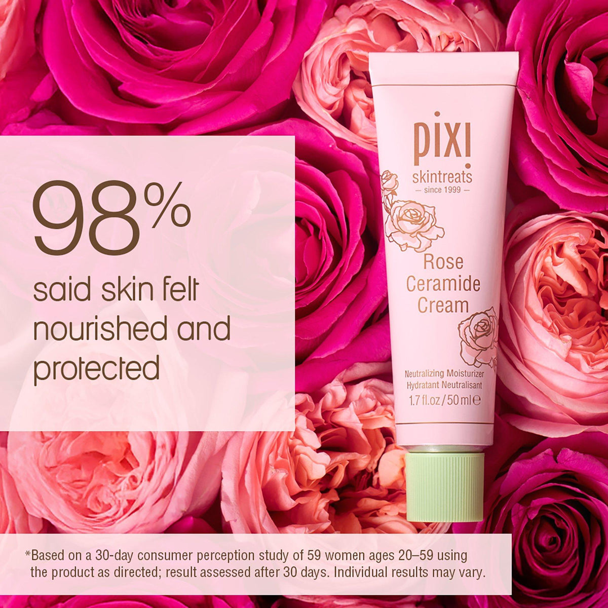 Rose Ceramide Cream Intensive Moisturizer