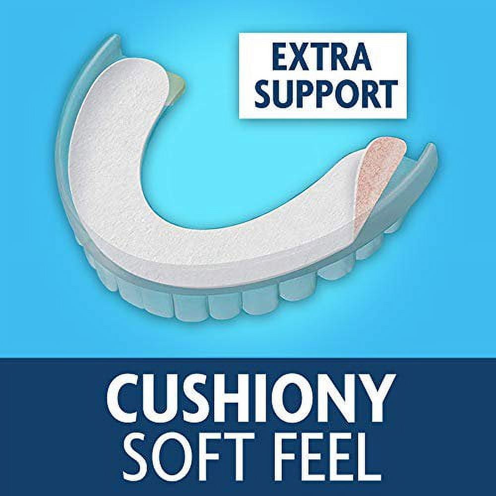 Sea Bond Secure Denture Adhesive Seals, Original Uppers, Zinc-Free, All-Day-Hold, Mess-Free, 30 Count