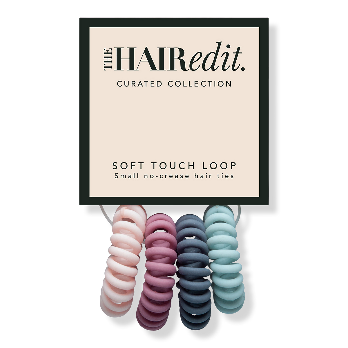 The Hair Edit Pastel Soft Touch Loops, 4 ea