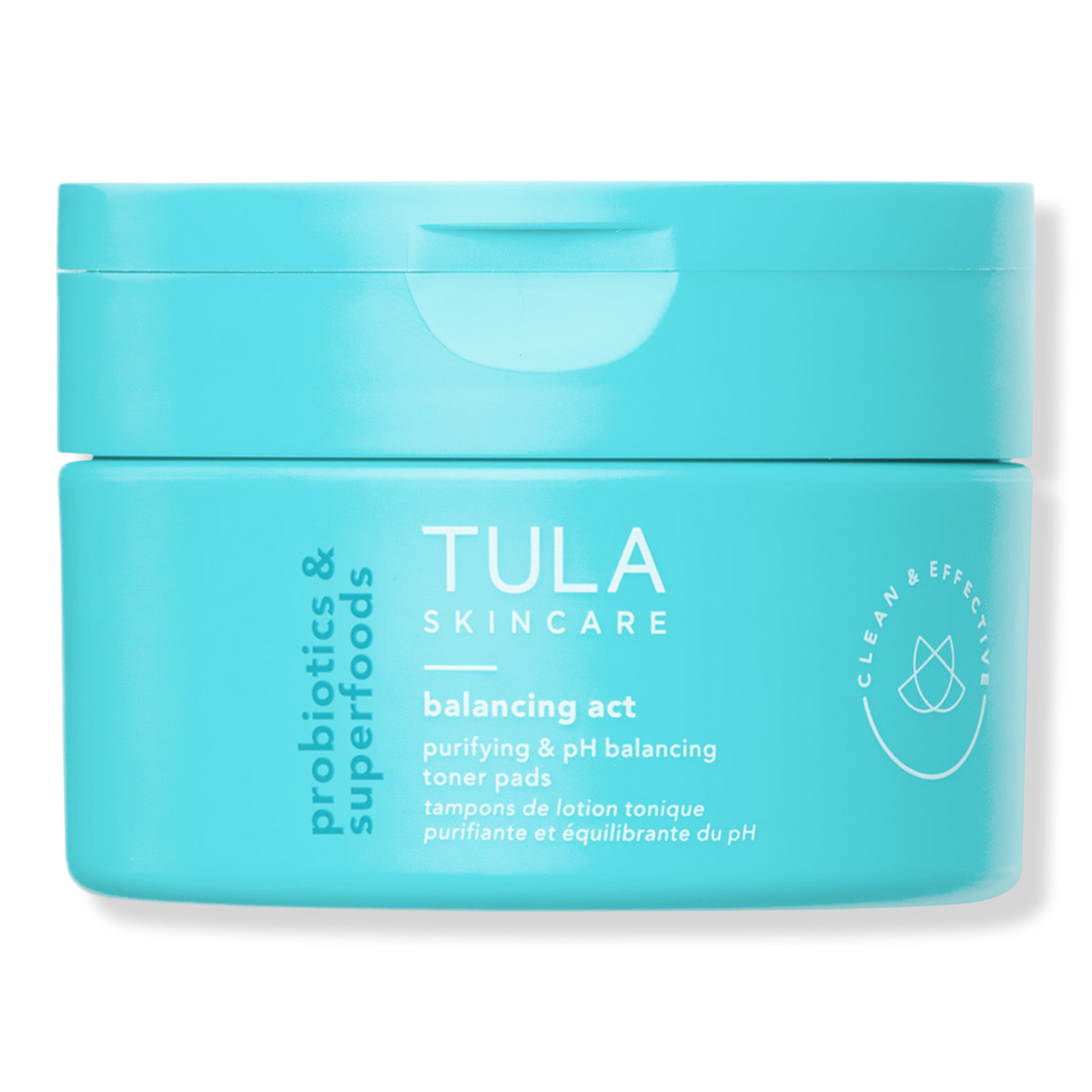 Tula Balancing Act Purifying Toner & pH Balancing Toner Pads, 60 ea