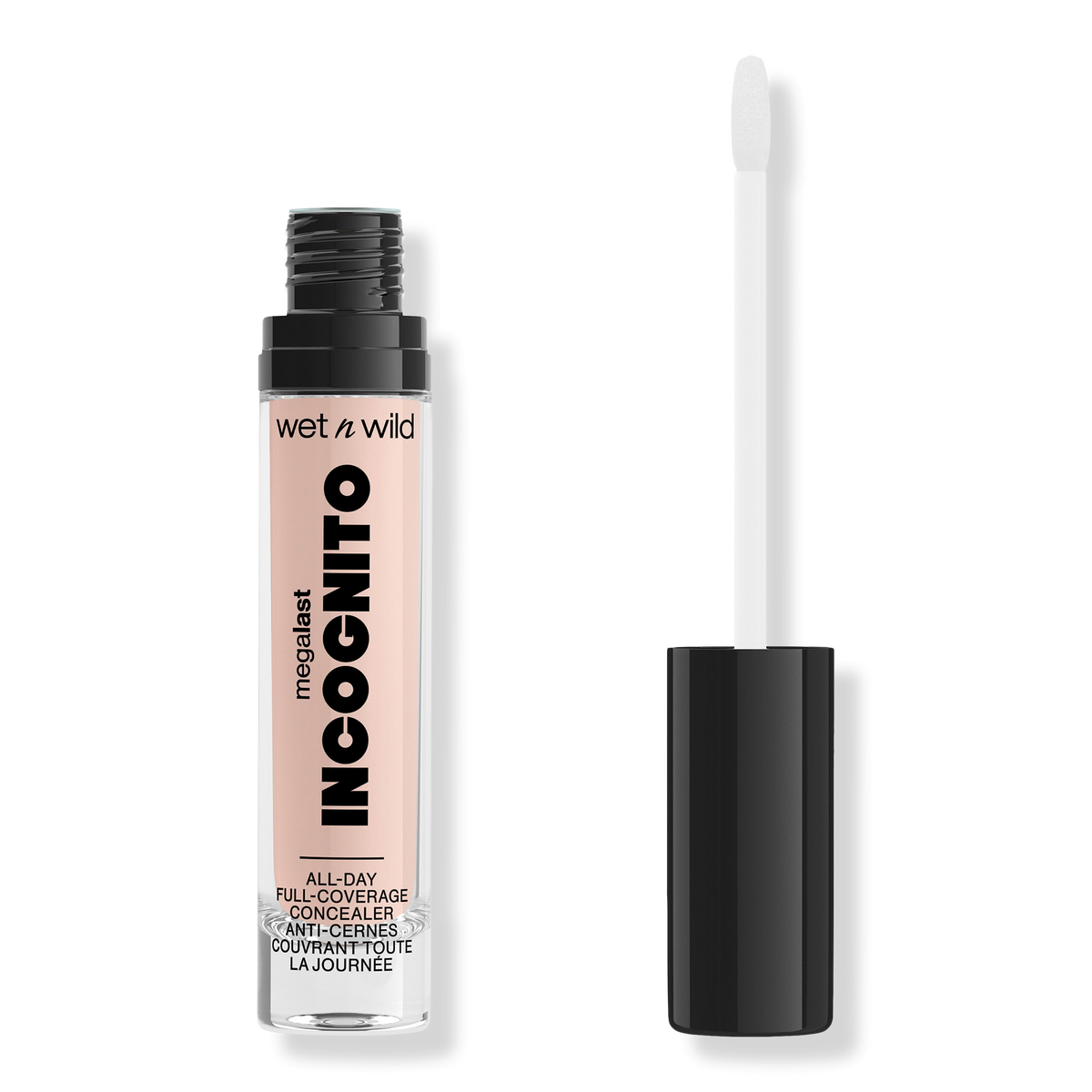 Wet n Wild MegaLast Incognito All-Day Full Coverage Concealer, Light Beige