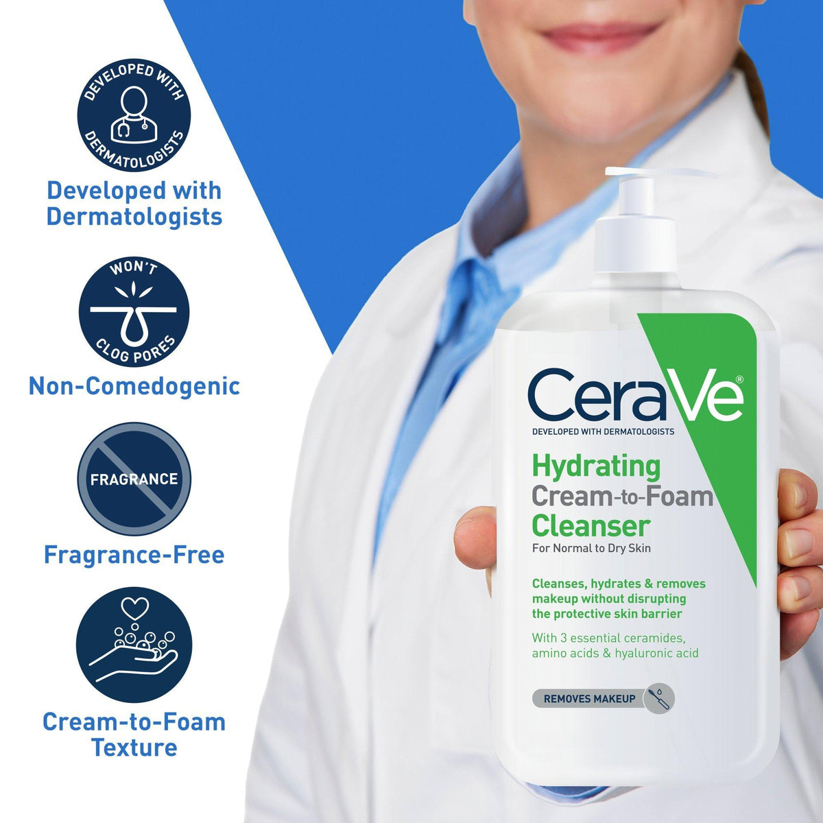 Hydrating Cream-to-Foam Cleanser