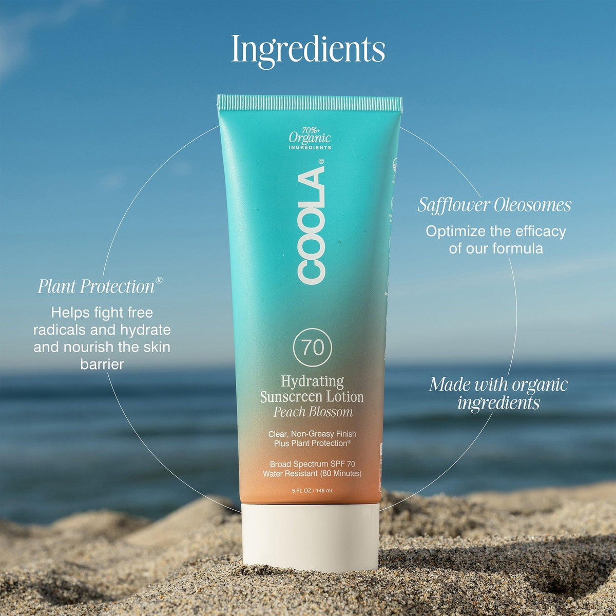 Peach Blossom Classic Body Sunscreen SPF 70