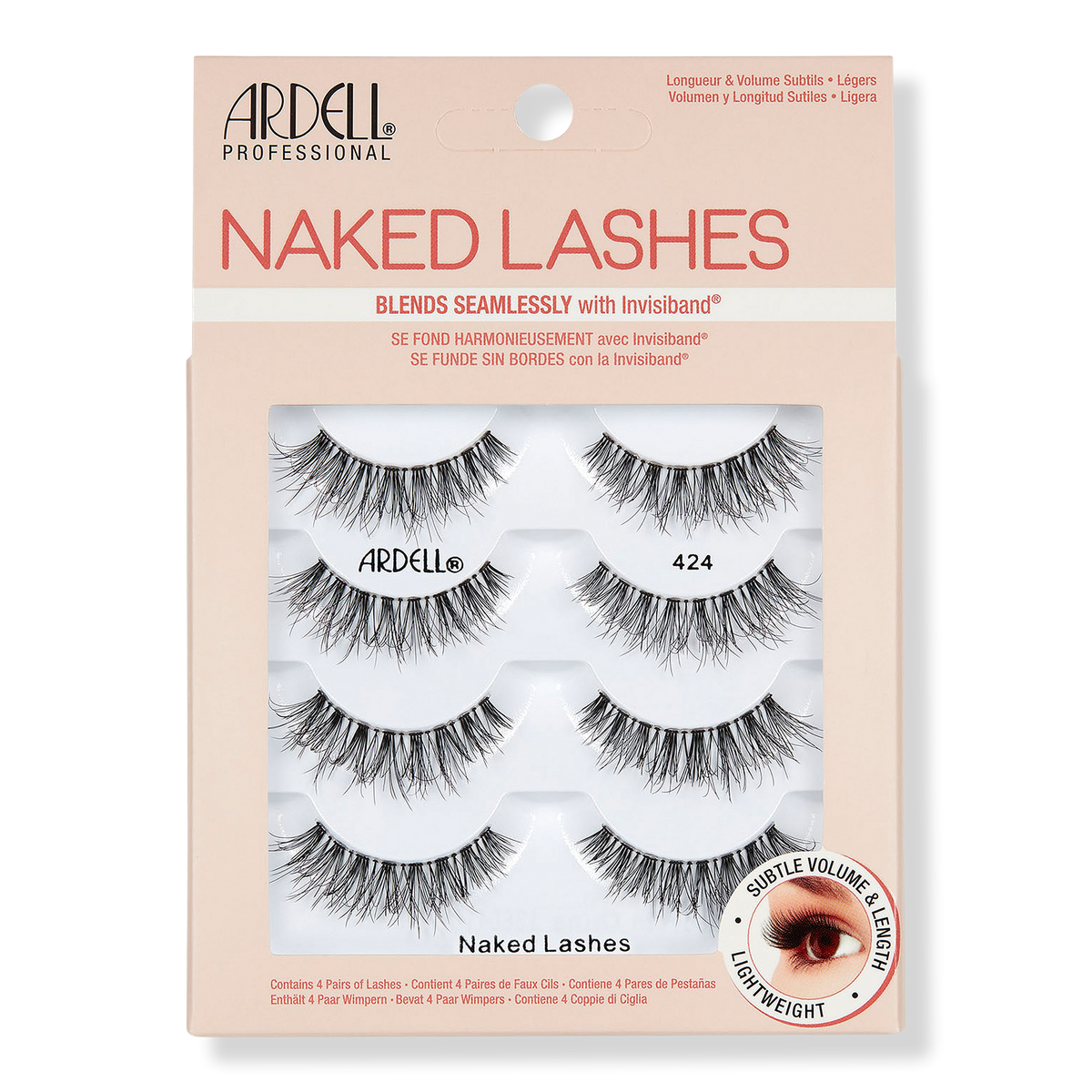 Naked False Lashes #424 Multipack