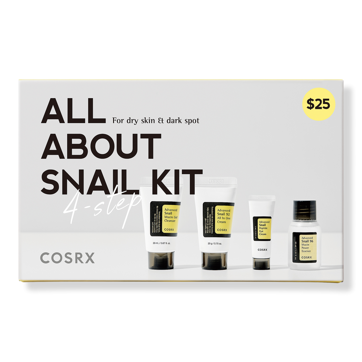All About Snail Kit for Dry Skin & Dark Spots