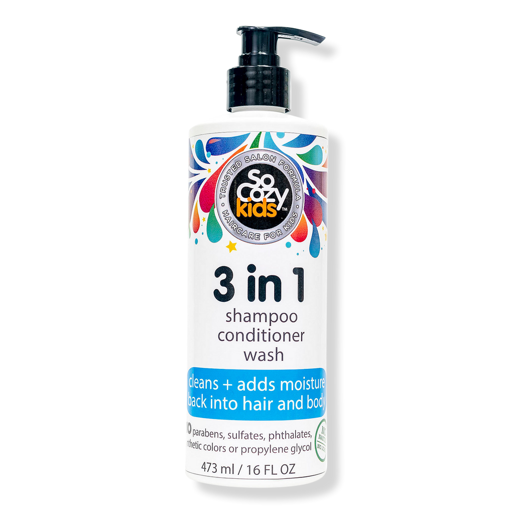 3-in-1 Shampoo Conditioner Body Wash for Kids