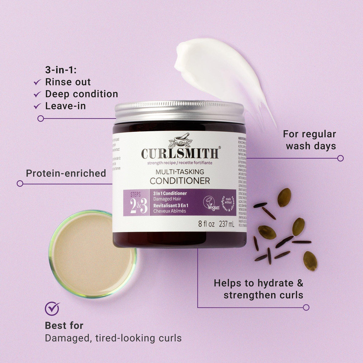 Multi-Tasking Curl Conditioner