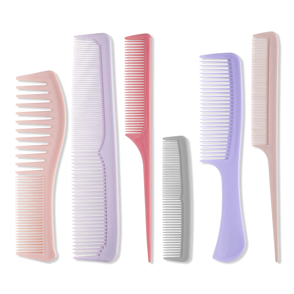 6 Piece Assorted Style Comb Set