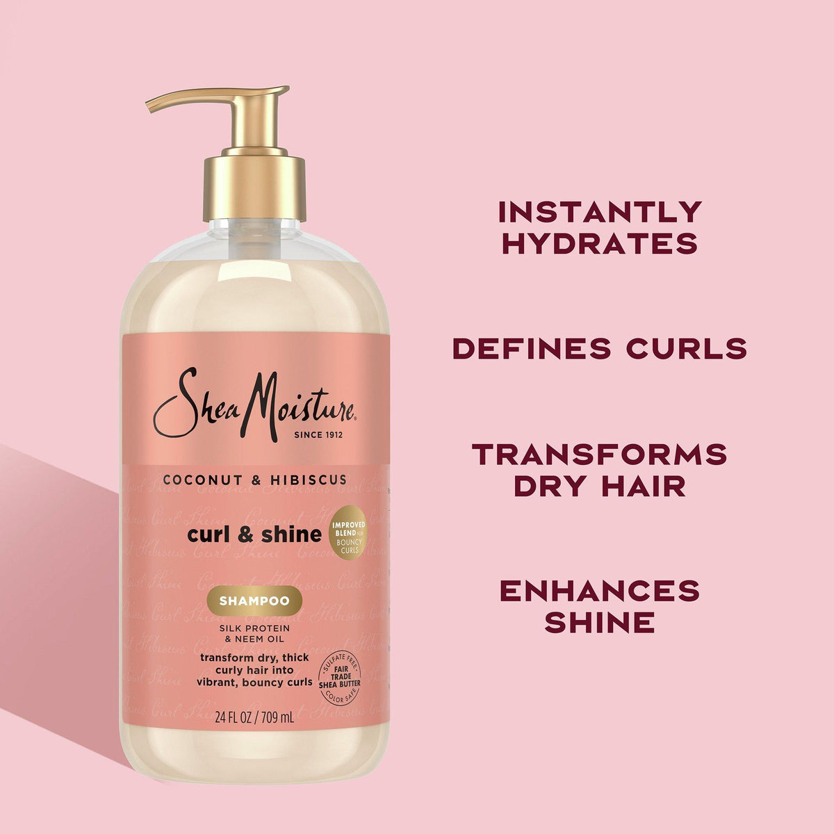 Coconut & Hibiscus Curl & Shine Shampoo