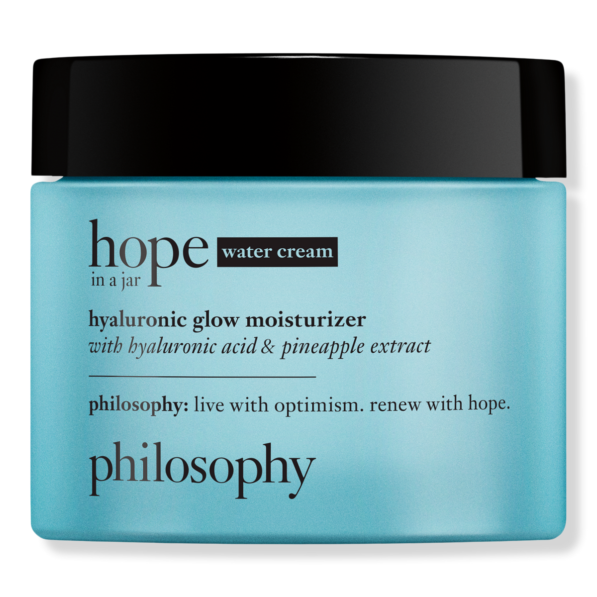 Hope In A Jar Water Cream Hyaluronic Glow Moisturizer