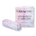 Turbie Twist Satin Pillowcases Set, 2 ea