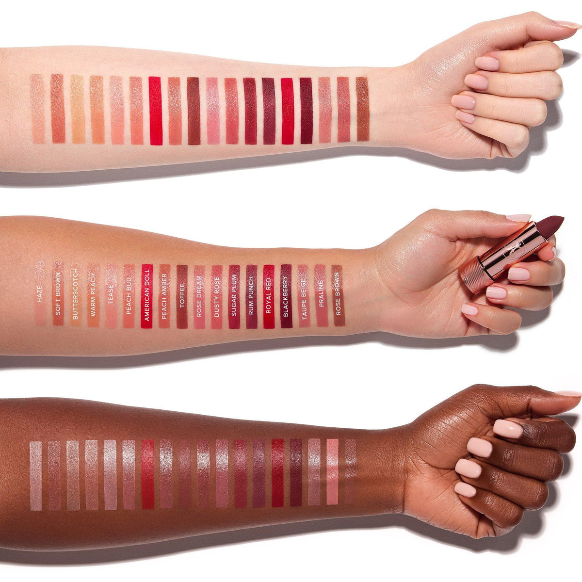 Full-Pigment Matte & Satin Velvet Lipstick