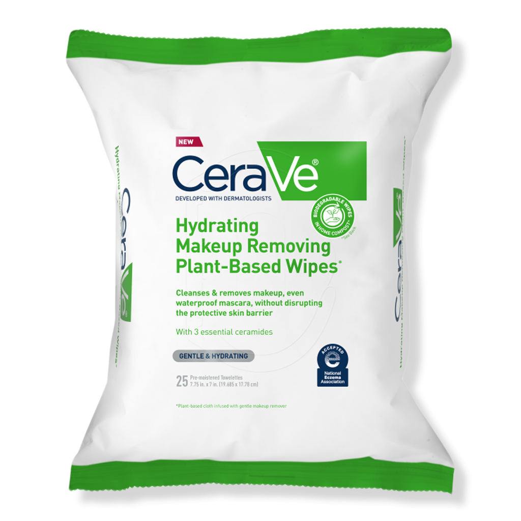 Hydrating Makeup Removing Plant-Based Wipes