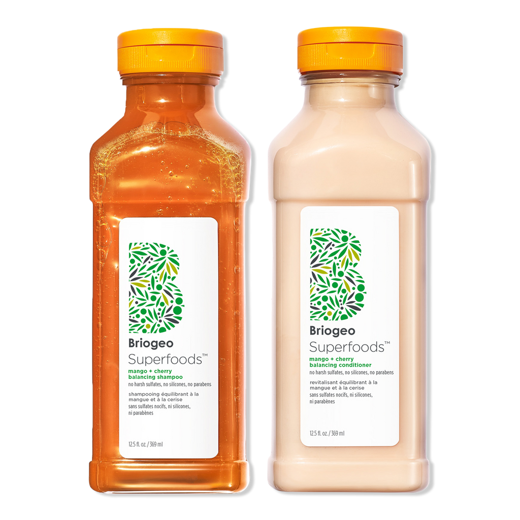 Superfoods Mango + Cherry Balancing Shampoo + Conditioner Duo