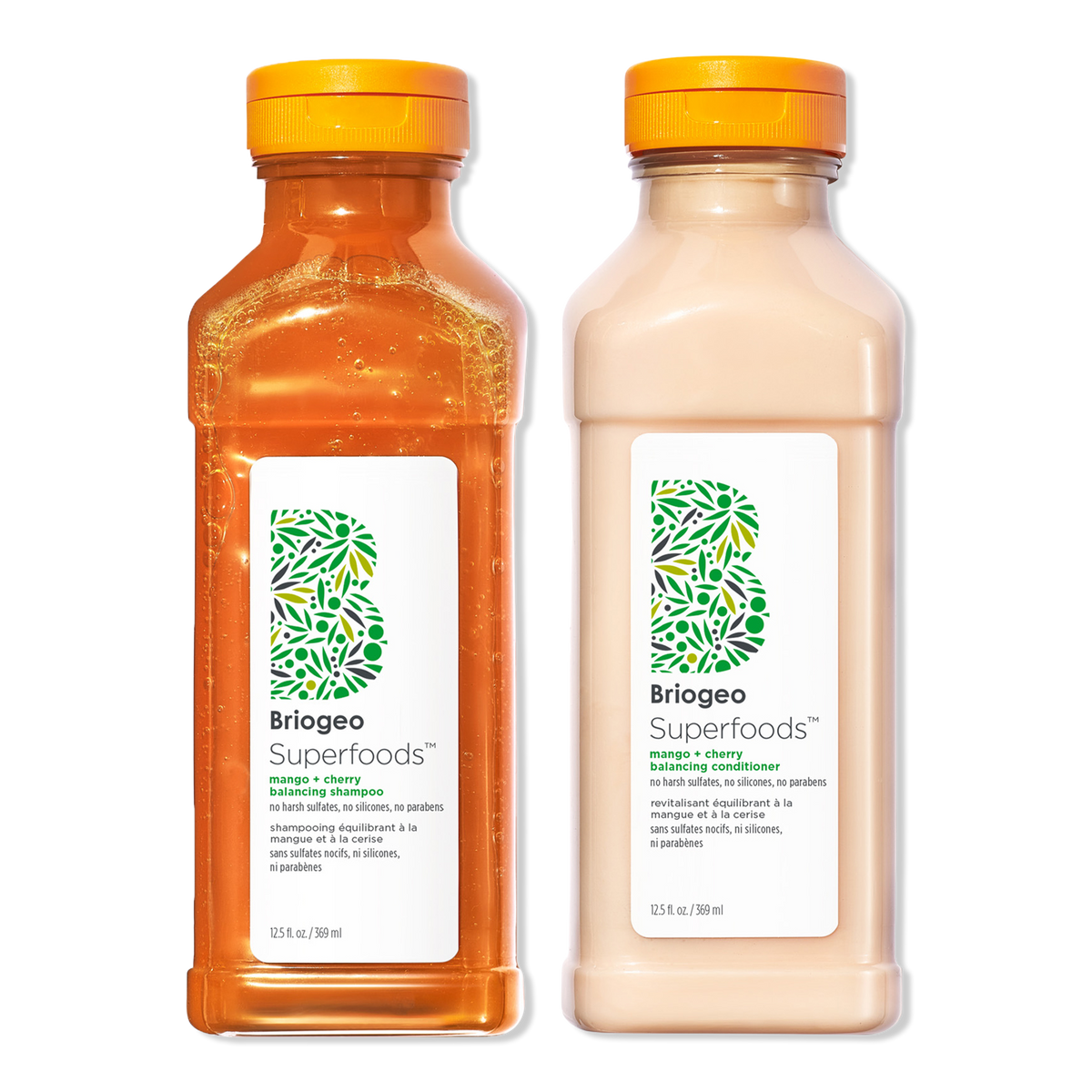 Superfoods Mango + Cherry Balancing Shampoo + Conditioner Duo