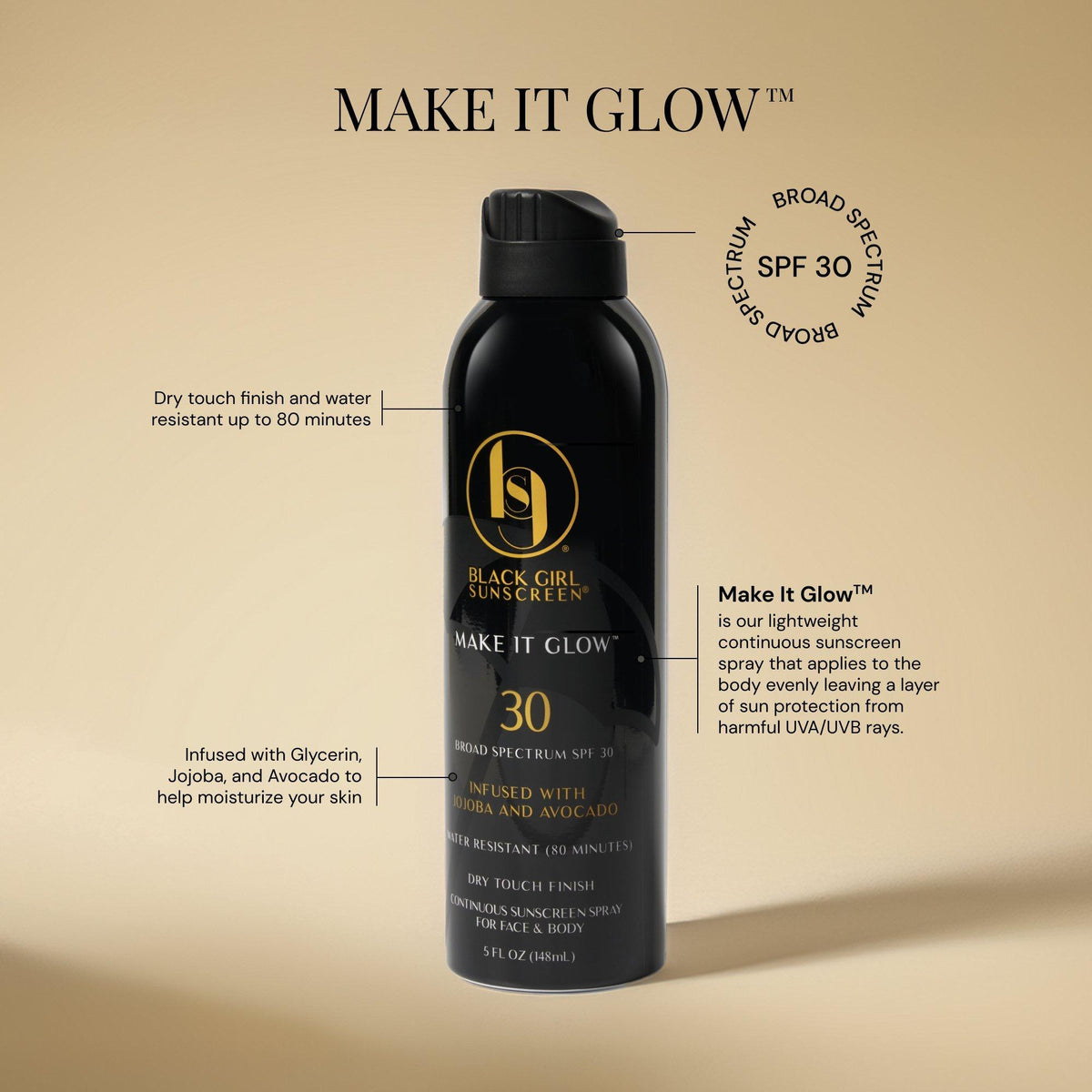 Make It Glow Continuous Spray SPF30