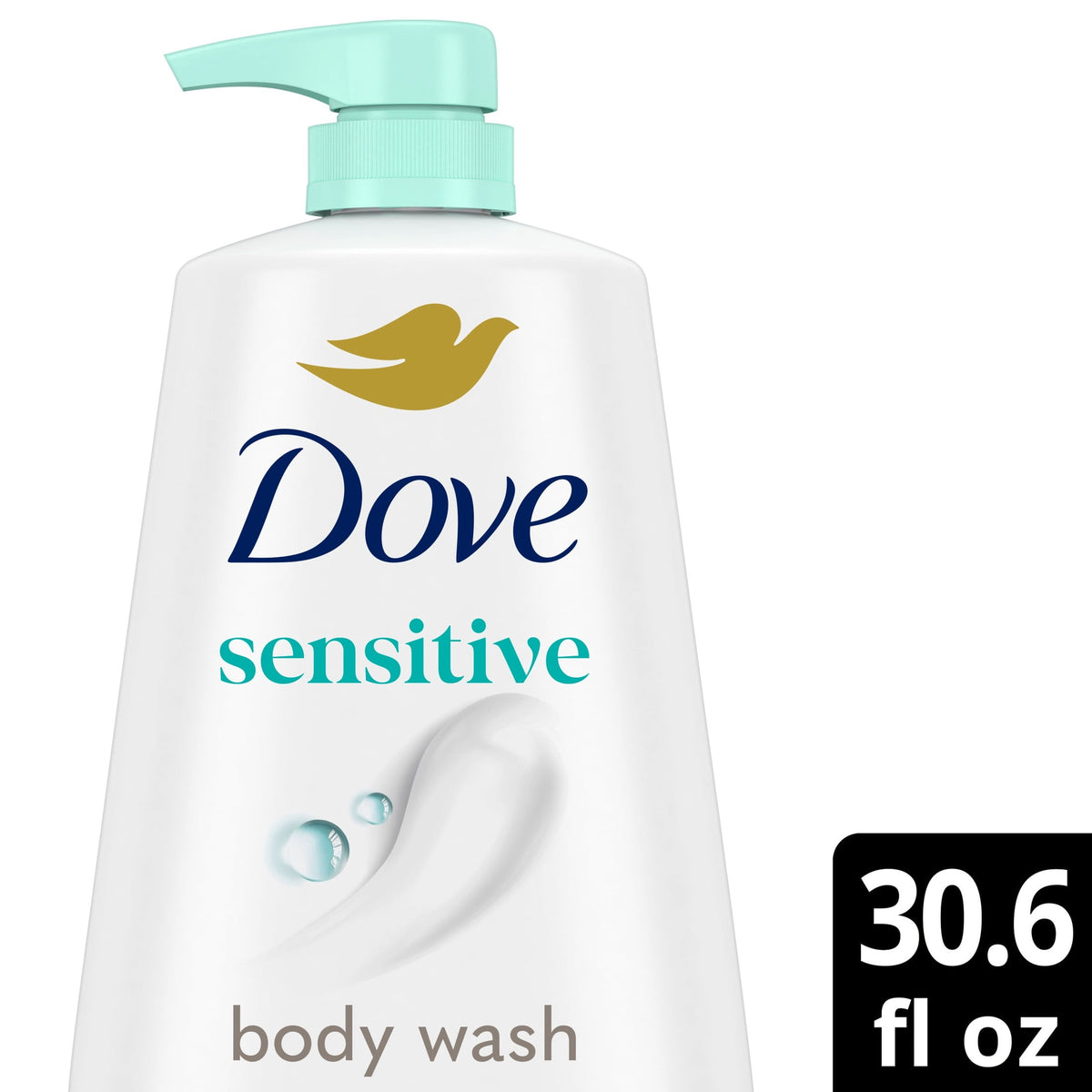 Dove Body Wash With Pump For 24hr Lotion-Soft Skin Sensitive Skin Moisturizing Skin Cleanser Gentle Hypoallergenic Formula With No Sulfates No