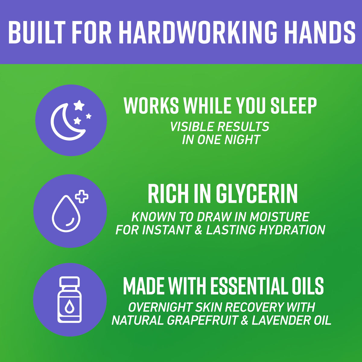 O'Keeffe's Working Hands Night Treatment Hand Cream, 3 Ounce Tube