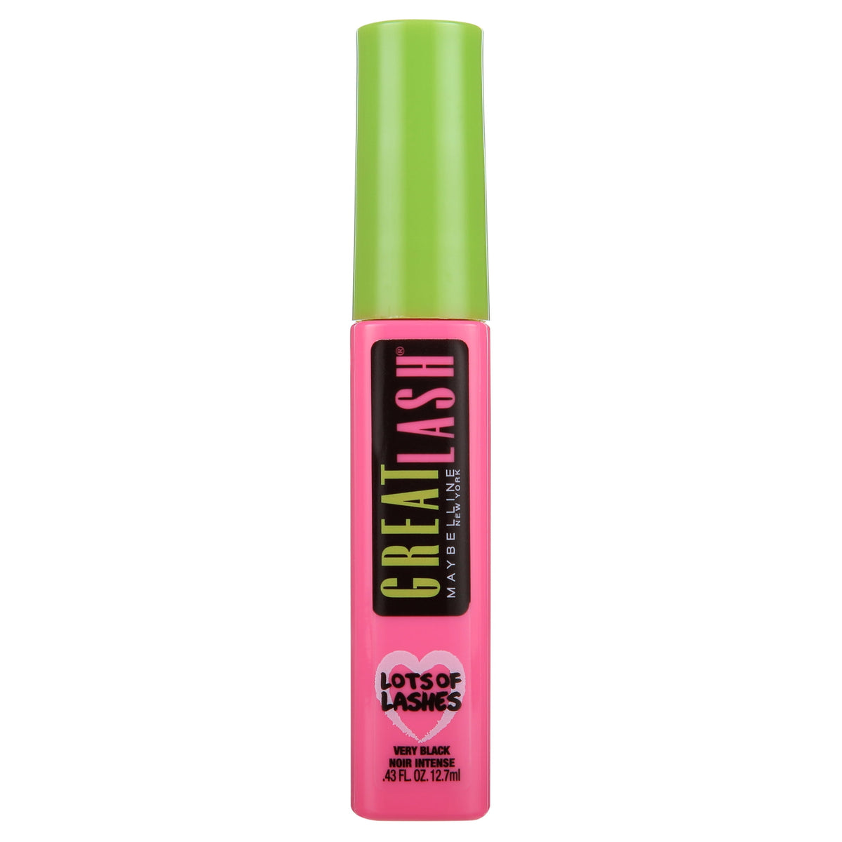Maybelline Great Lash Lots of Lashes Washable Mascara, Very Black