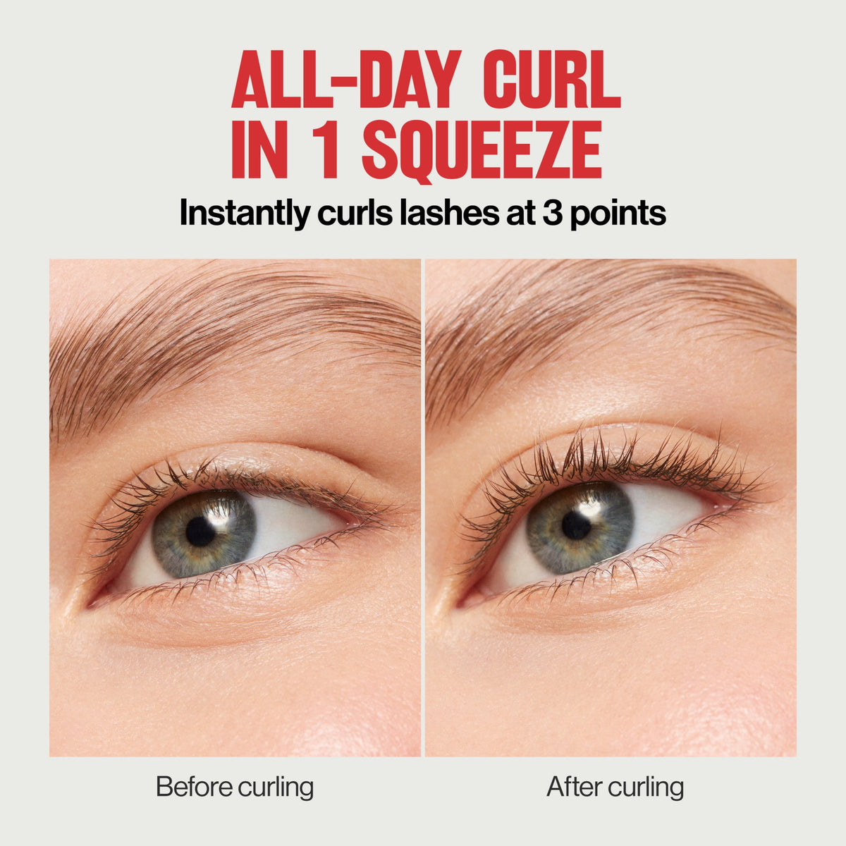 Revlon Triple-Stepped Lash Curler, 3-Tiered Lash Pads for Tug-Free Curling, 1 count