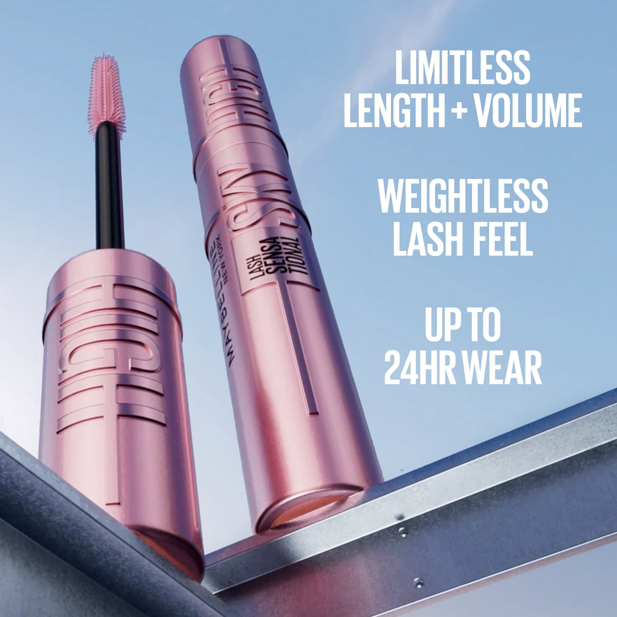Maybelline Lash Sensational Sky High Washable Mascara, Very Black